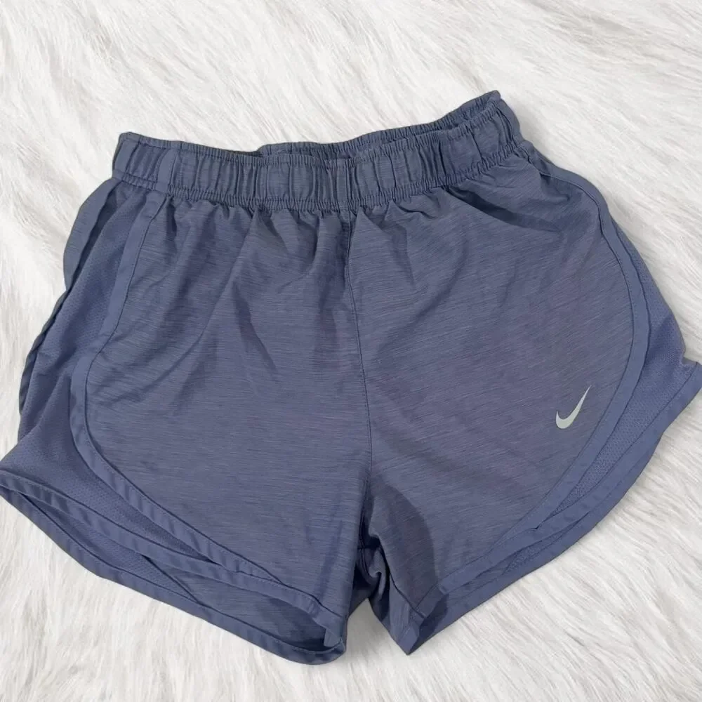 Nike Running Tempo 3in Dri-fit shorts in purple/blue - Size XS
